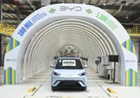 BYD atinge marca de 100 mil veículos e 5,5 mil empregos em Camaçari