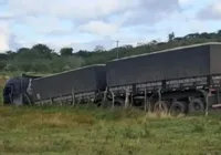 Caminhoneiro é agredido e mantido refém durante assalto na BR-324