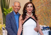 Edson Piaggio celebra aniversário no Rio de Janeiro ao lado da esposa