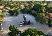 Estátua de 11 metros em homenagem ao Diabo é construída no Brasil