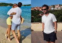 Everton Ribeiro e esposa aproveitam férias do Bahia na Europa imagem