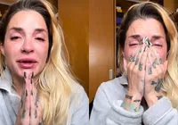 Ex-BBB faz denúncia de agressão contra ex-marido em vídeo aos prantos