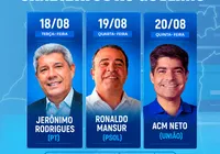 Grupo A TARDE inicia sabatinas com candidatos ao Governo da Bahia nesta terça (18)
