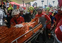 Homem é resgatado de escombros na Venezuela oito dias após terremotos