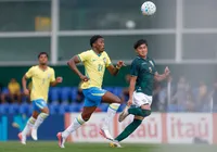 Joia do Bahia sai do banco e participa de gol da vitória do Brasil