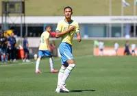 Joia do Vitória marca gol e se destaca em amistoso da Seleção Sub-15