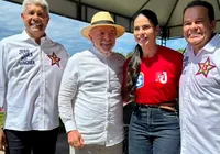 Lula chega ao Parque de Exposições para convenção do PT