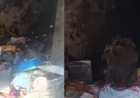 Mulher é resgatada em casa tomada por lixo  na Bahia