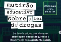 Mutirão oferece orientação jurídica, apoio social e atividade cultural