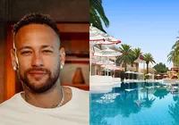 Neymar escolhe resort 5 estrelas com diária de R$ 44 mil para férias