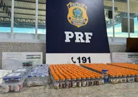 Ônibus é interceptado com drogas e centenas de medicamentos na Bahia