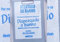 Prefeitura libera "atestado de banho" após onda de frio intenso