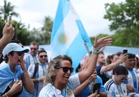 Torcida da Argentina inflama rivalidade com brasileiros em Miami