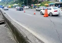 Trecho da BR-324 é liberado após 24 horas de interdições
