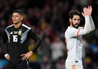 Último Espanha x Argentina terminou em goleada histórica por 6 a 1