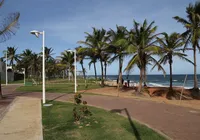 Ventania atinge praia de Salvador com rajadas de até 43,2 km/h