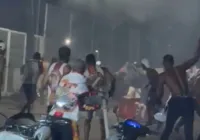 VÍDEO: Homem é preso com explosivo em briga entre Bamor e TUI