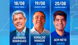 Grupo A TARDE inicia sabatinas com candidatos ao Governo da Bahia nesta terça (18)