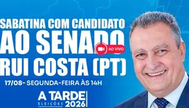 Grupo A TARDE sabatina Rui Costa nesta segunda-feira (17)