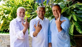 Jerônimo, Rui e Wagner gravam programa eleitoral com Lula nesta quinta