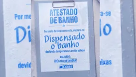 Prefeitura libera "atestado de banho" após onda de frio intenso