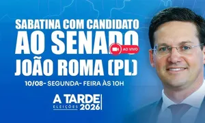Grupo A TARDE sabatina João Roma nesta segunda-feira (10)