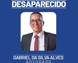 Advogado de 31 anos desaparece após sair de estabelecimento no interior da Bahia