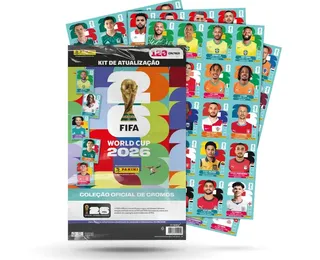 Álbum da Copa do Mundo é atualizado com figurinhas de Neymar e Endrick