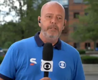 Alex Escobar aparece "aéreo" e com voz trêmula ao vivo na Globo