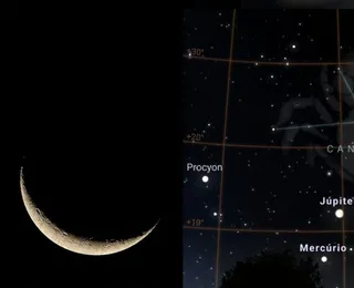Alinhamento planetário: como ver Mercúrio, Júpiter, Vênus e a Lua nesta noite