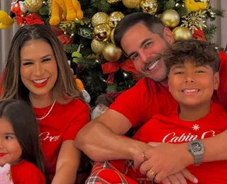 Aos 11 anos, filho de Simone Mendes ostenta coleção de perfumes