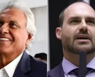 Após visto nos EUA, Eduardo Bolsonaro é chamado de 'pateta' por Caiado