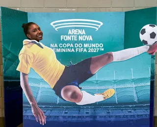 Arena Fonte Nova inicia contagem para a Copa do Mundo Feminina