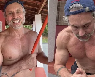 Ator da Globo abre o jogo sobre corpo musculoso e brinca sobre IA