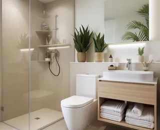 Banheiro ganha clima de spa com soluções simples