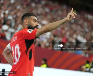 Com gol de Salah, Egito faz 3 a 1 e vence em Copas pela primeira vez