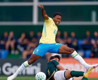 Com Seleção principal de olho, joia do Bahia atua em vitória do Brasil