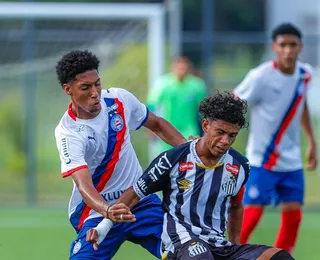 Com sobrinho de Hulk titular, Bahia perde para o Santos no Brasileiro