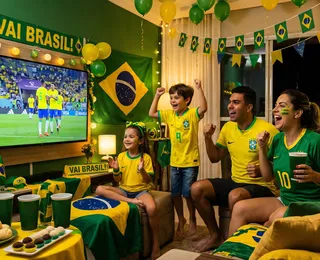 Como equipar a casa para assistir a seleção sem prejudicar as finanças