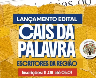 Edital vai selecionar 30 autores para festival literário na Bahia