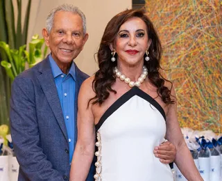 Edson Piaggio celebra aniversário no Rio de Janeiro ao lado da esposa