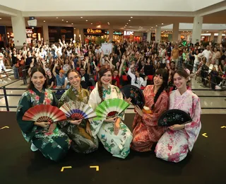 Evento gratuito de cultura japonesa chega a shopping de Salvador