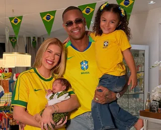 Filha de Léo Santana lança sua primeira música aos 4 anos