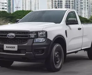 Ford Ranger estreia cabine simples com 6 marchas: confira detalhes