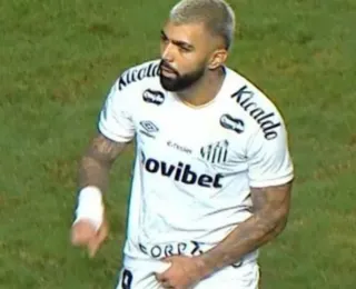 Gabigol será denunciado no STJD por gesto obsceno contra o Vitória