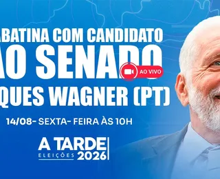 Grupo A TARDE sabatina Jaques Wagner nesta sexta-feira (14)