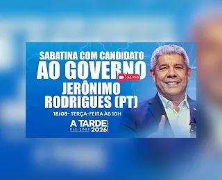 Grupo A TARDE sabatina Jerônimo Rodrigues nesta terça-feira (18)