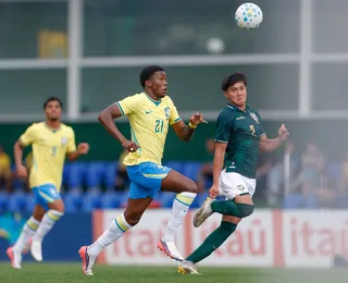 Joia do Bahia sai do banco e participa de gol da vitória do Brasil