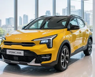 Kia Stonic 2026 ganha novo visual, motor turbo e chega em dezembro
