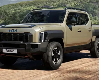 Kia Tasman estreia com motor diesel de 210 cv
